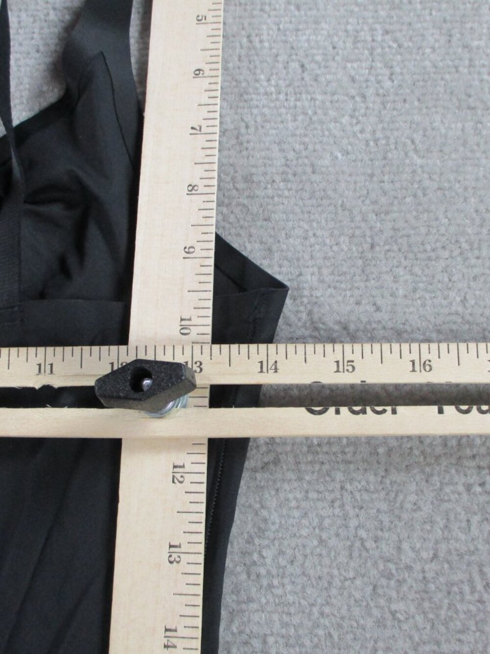 SKIMS Foundations Slip Dress Womens Medium Onyx Black Classic V Neck Adjustable - Picture 7 of 9